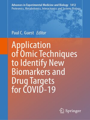 cover image of Application of Omic Techniques to Identify New Biomarkers and Drug Targets for COVID-19